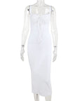 Elegant Summer Lace Spliced Dress