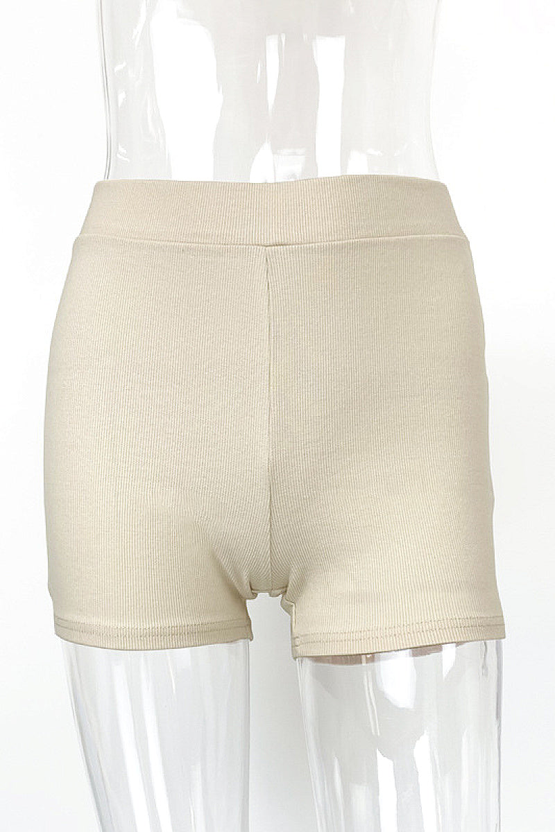 High-Waisted Cotton Sexy Hot Shorts