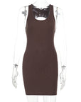 Backless Bodycon American Style Dress