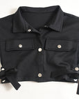 Trendy Women's Casual Vest with Button Closure