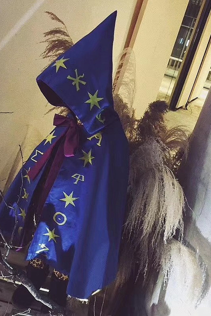 Halloween Children's Cloak Cosplay Wizard Costume