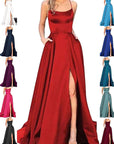 2023 New Long Bridesmaid Dress with Train