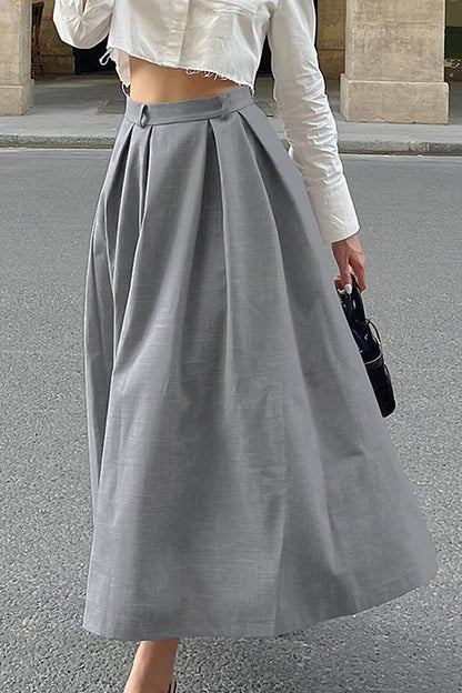 Parisienne A-Line Midi Skirt