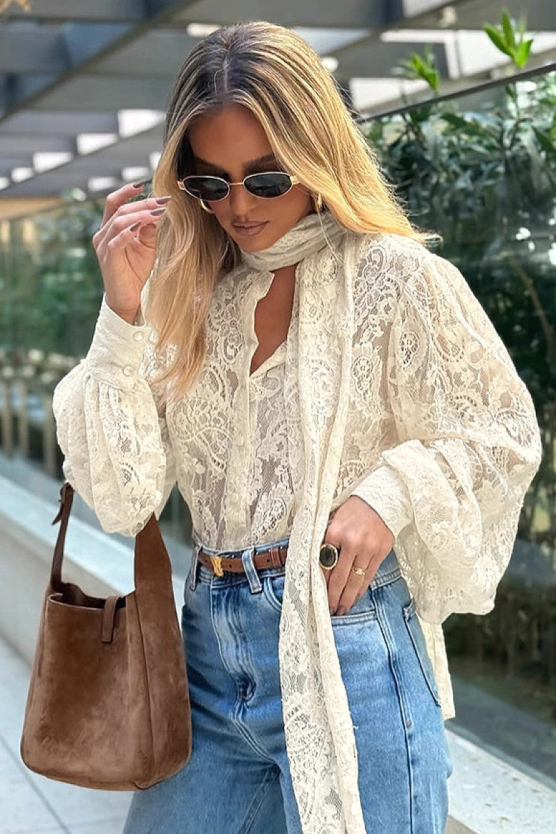 French Style Lace Top for Women