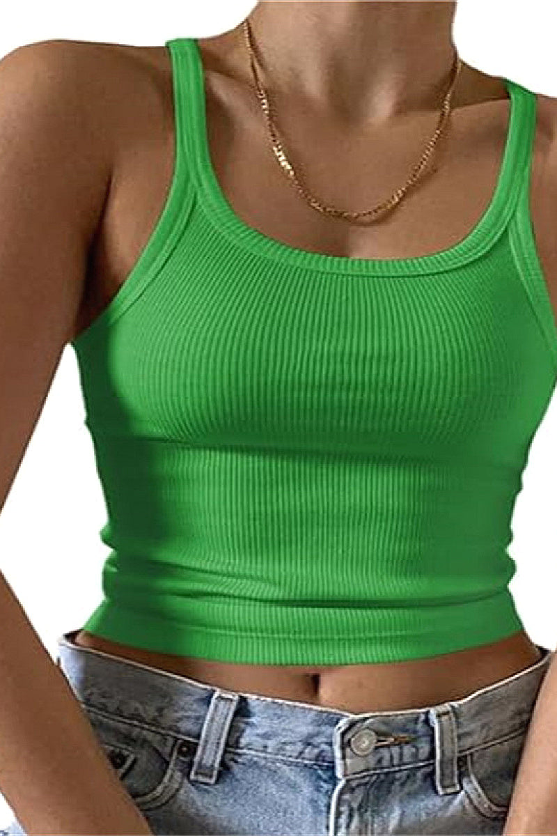 Summer Women's Crop Tank Top - Stylish and Trendy