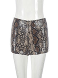 Brown Snake Print
