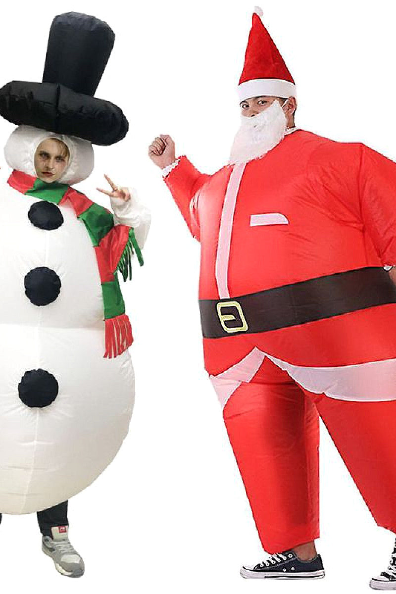 Inflatable Christmas Snowman Penguin LED Outdoor Decor