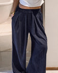 Fashionable Color Block Wide Leg Pants for Women