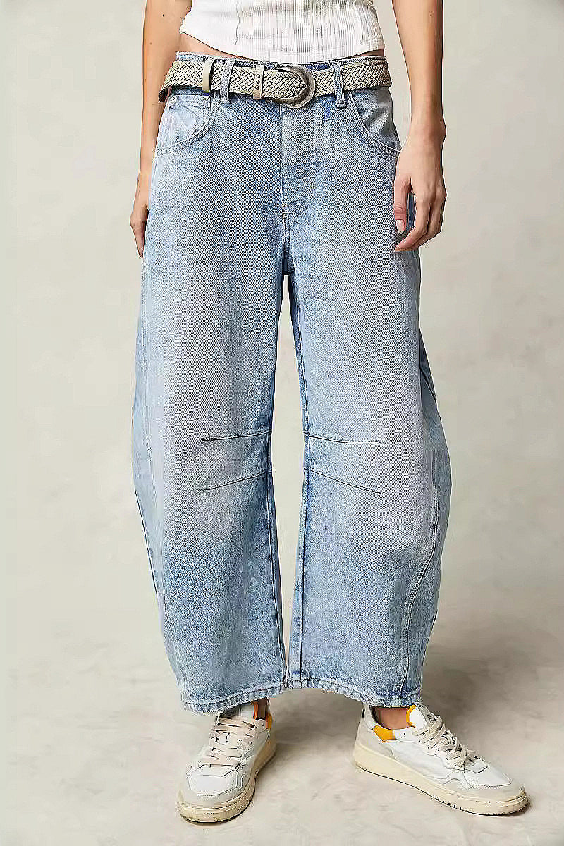 Casual Loose Wide Leg Jeans for Women