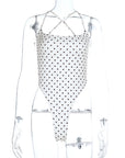 Sexy Backless Polka Dot Jumpsuit for Women