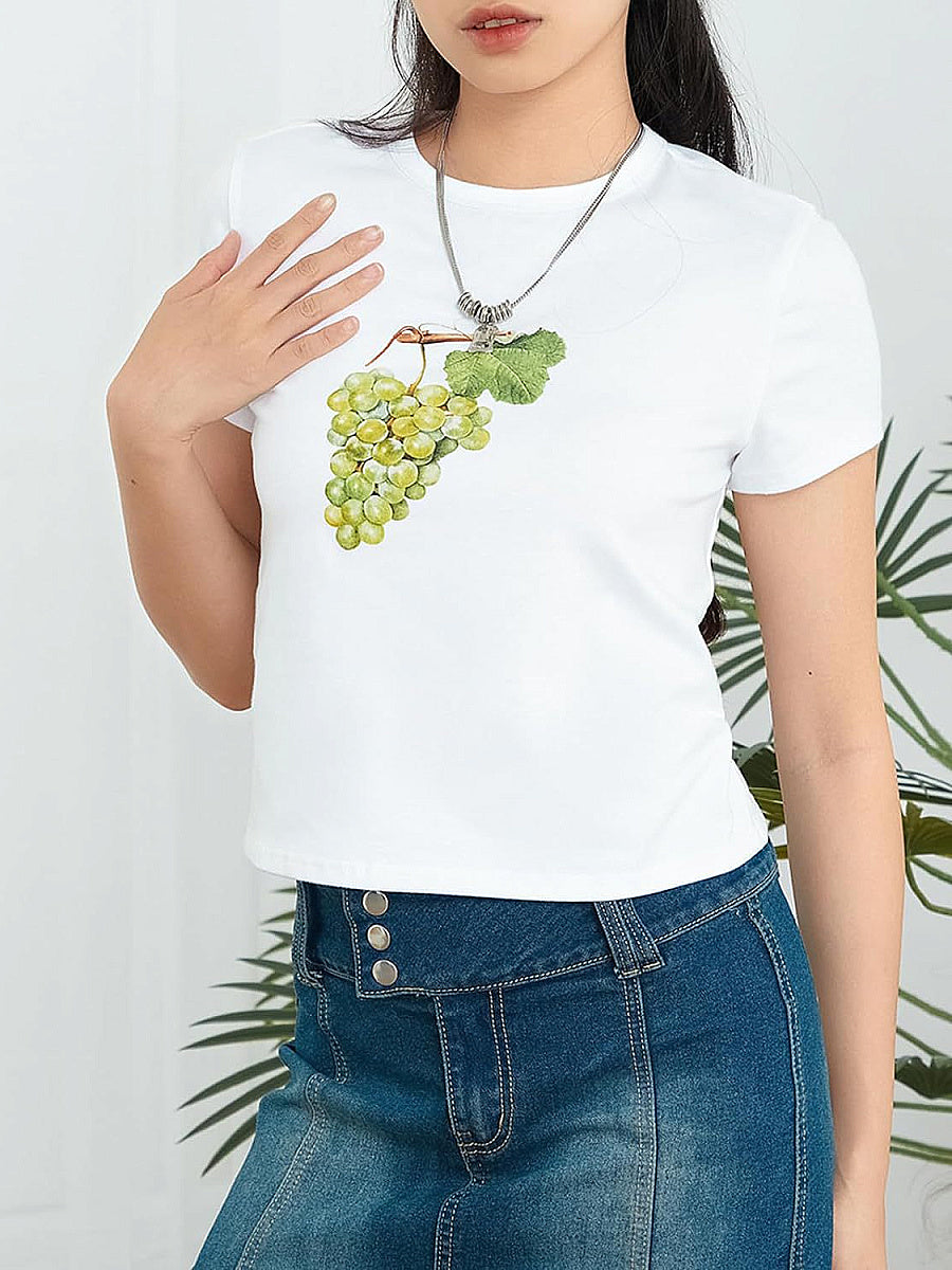 Trendy Summer T-Shirt with High Waist Pants