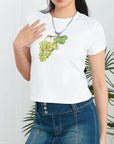 Trendy Summer T-Shirt with High Waist Pants