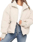 Loose Fit Warm Short Down Jacket for Women