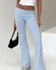 Fashionable High Elasticity Flared Pants for Women