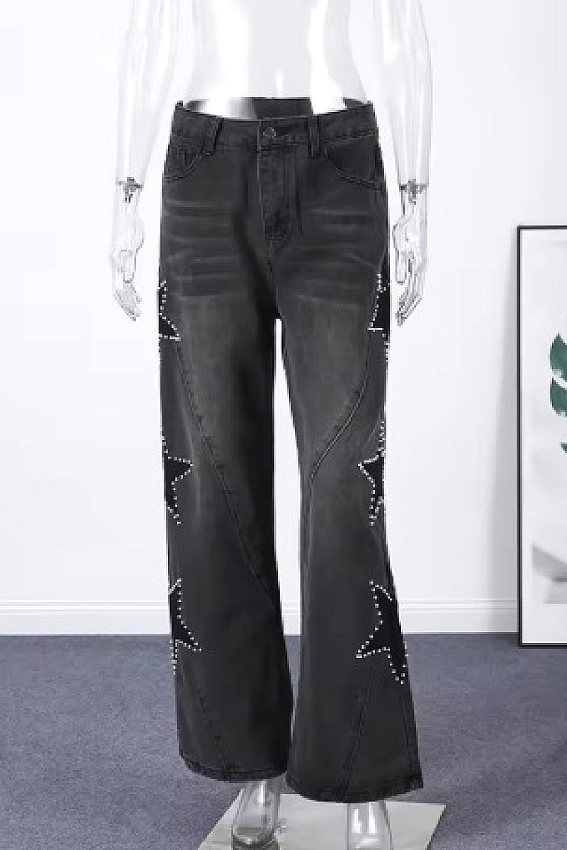 Fashionable Loose Straight Leg Jeans for Women