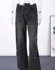 Fashionable Loose Straight Leg Jeans for Women