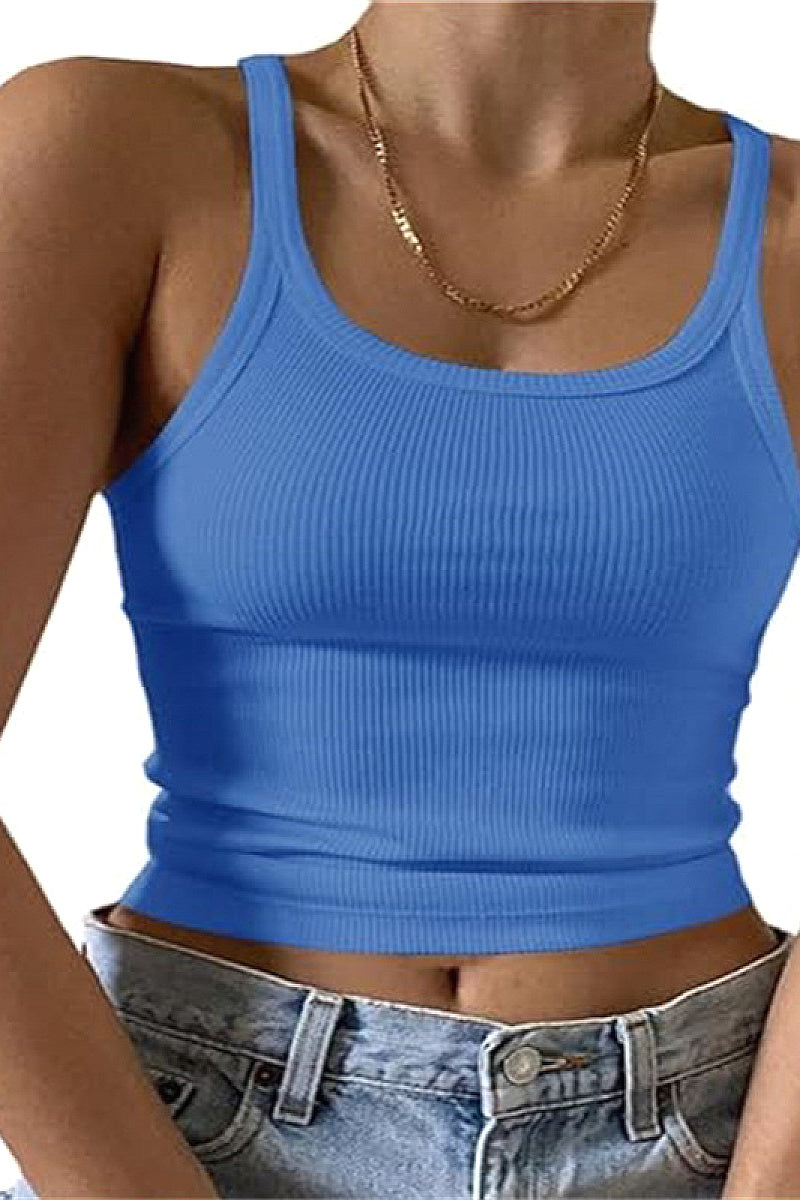 Summer Women's Crop Tank Top - Stylish and Trendy
