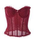 Lace Sexy French Style Sweetheart Top