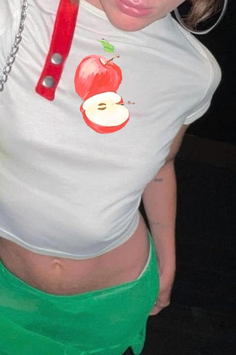 Trendy Summer T-Shirt with High Waist Pants