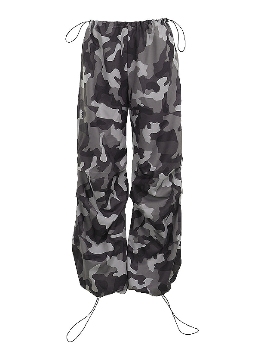 Trendy Camouflage Cargo Pants for Women