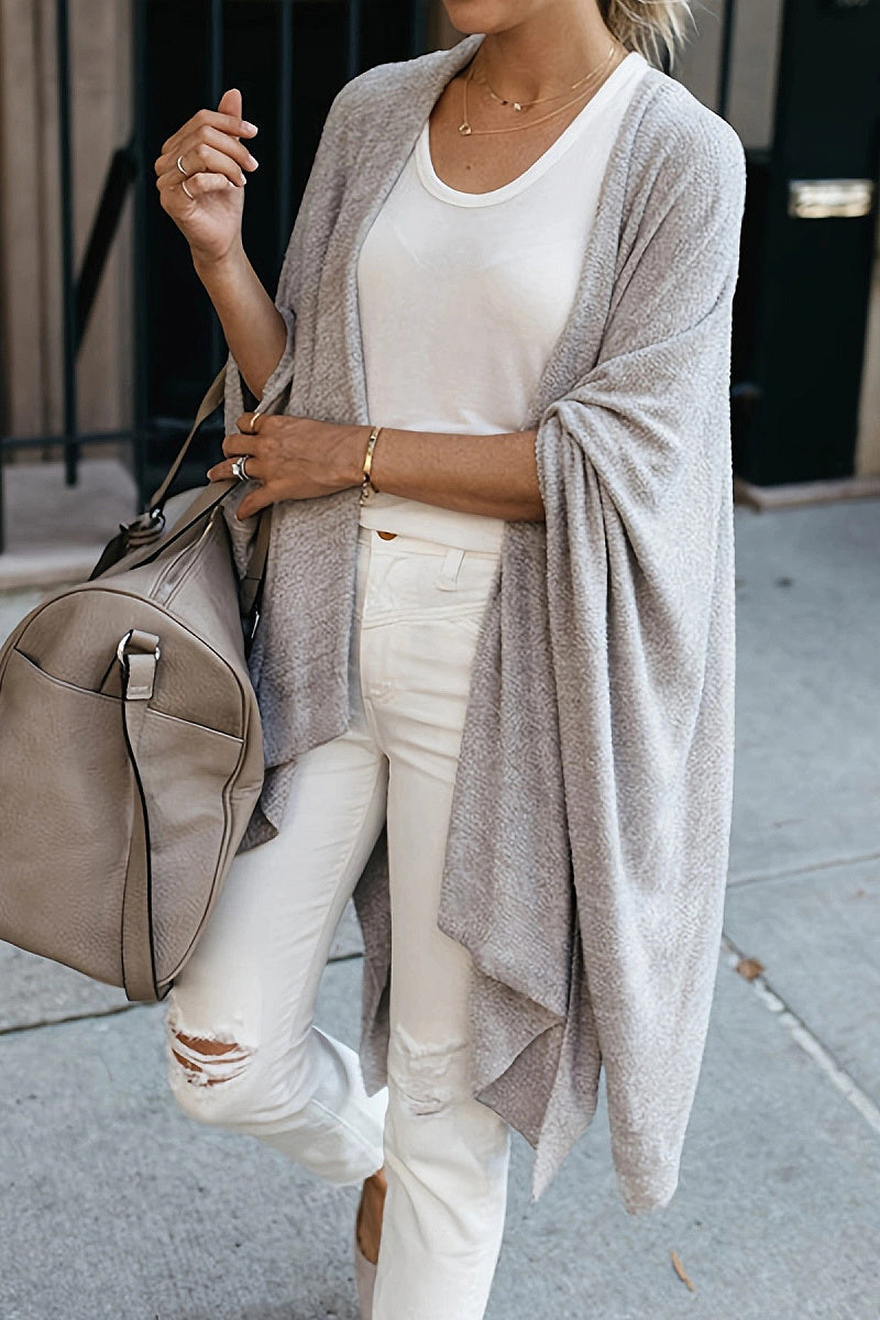 Plus Size Knitted Cardigan for Women
