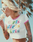 Summer Women's Slim Fit Letter Print T-Shirt
