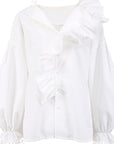 Autumn Women's Fashion V-Neck Long Sleeve Shirt