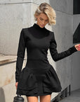 French Hepburn Style Little Black Dress