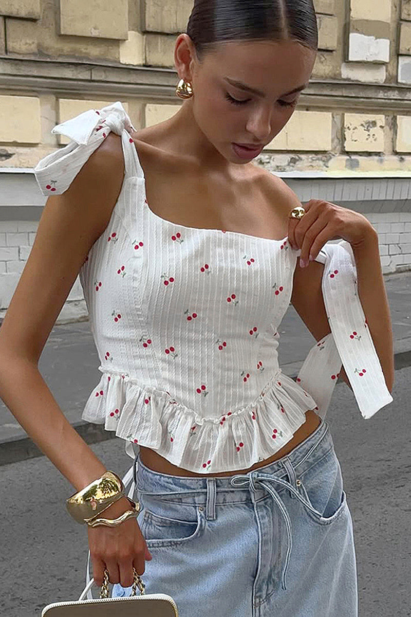 Fashionable Floral Camisole Top for Women