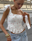 Fashionable Floral Camisole Top for Women