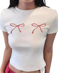 Trendy Summer T-Shirt with High Waist Pants