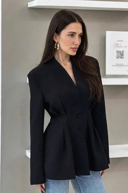 Sculpt Slim-Fit Blazer on model