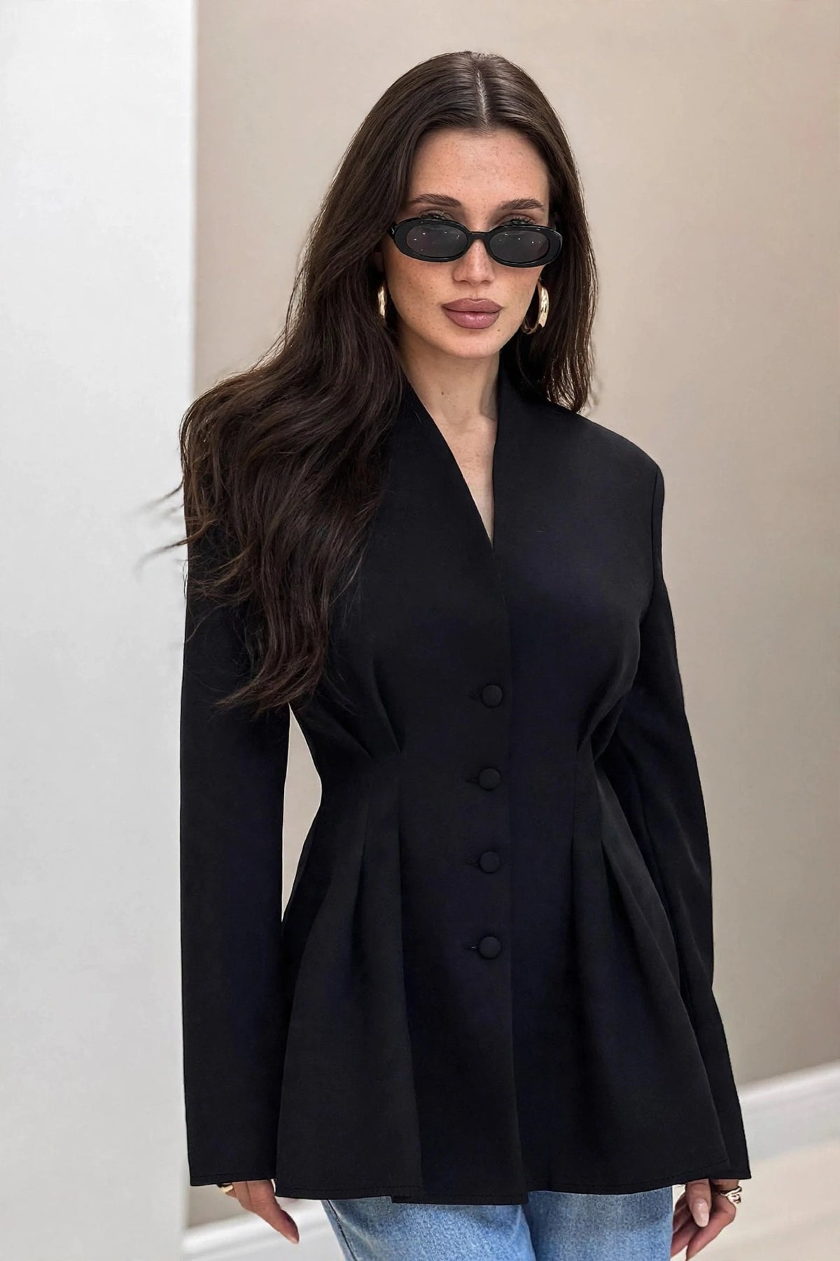 Sculpt Slim-Fit Blazer on model