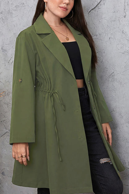 Sienne Classic Trench Coat on model