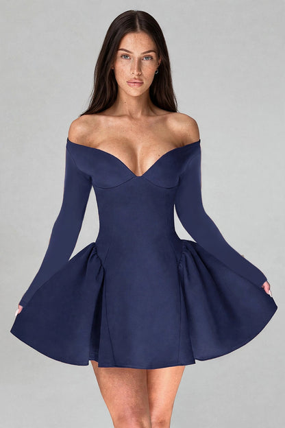 Vivienne Slim A-Line Dress on model