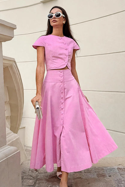 Muse A-Line Dress Set on model