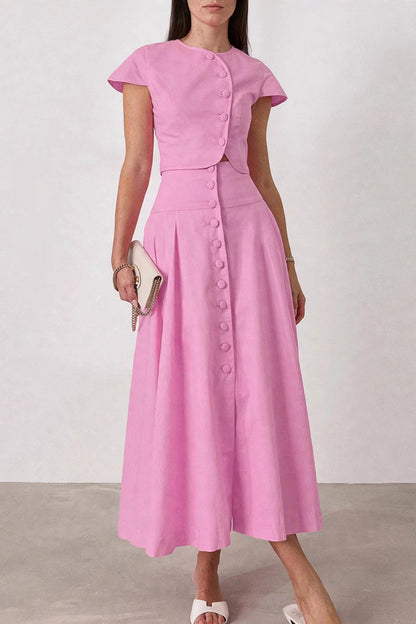 Muse A-Line Dress Set on model