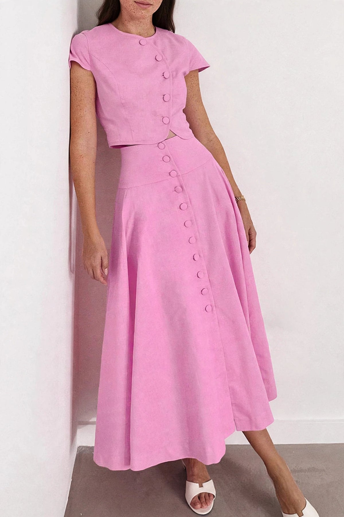 Muse A-Line Dress Set on model