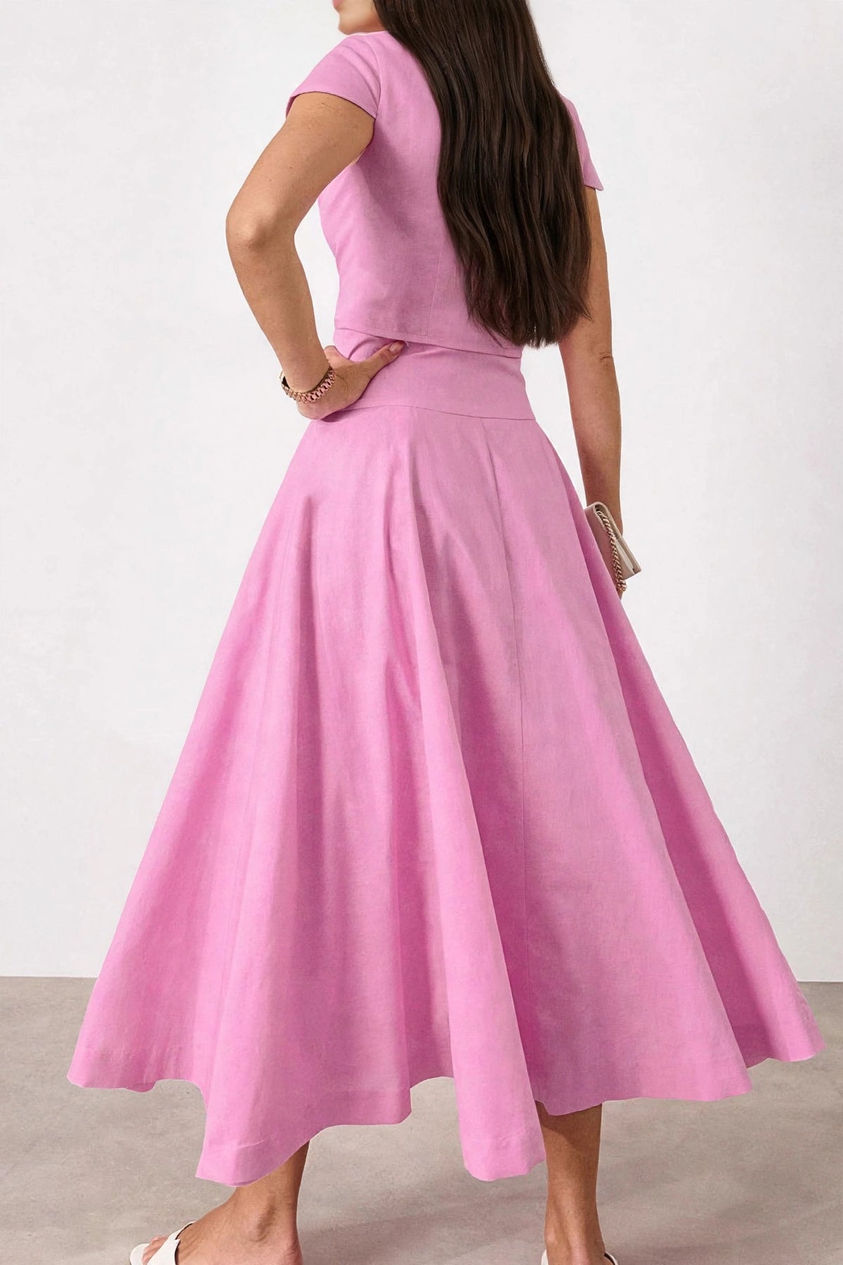 Muse A-Line Dress Set on model