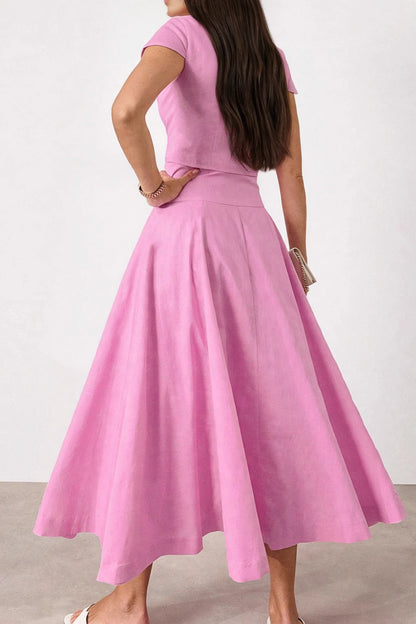 Muse A-Line Dress Set on model