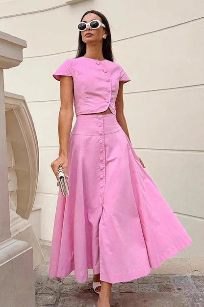 Muse A-Line Dress Set on model