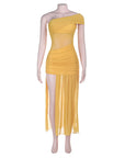 Summer Beach Travel Asymmetrical Dress