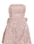 Summer Fashionable Strapless Mini Dress with Bow