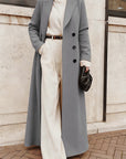 2026 Autumn Winter Women's Long Solid Color Coat