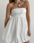 Elegant Simple White Dress for Summer