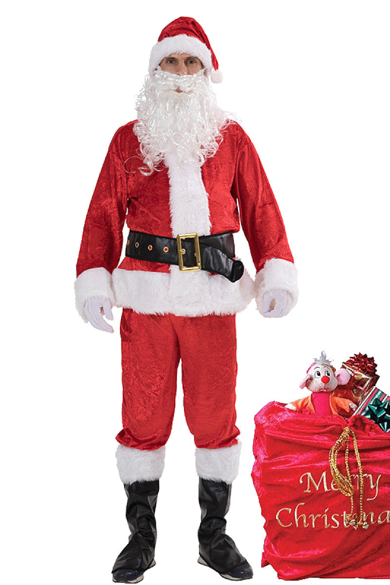 Merry Christmas Santa Gift Bag in Red