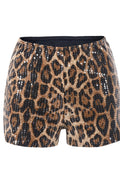 Leopard Print Shorts