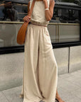 Casual Two-Piece Cotton Linen Set for Women