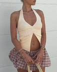 Sexy Lace-Up Tank Top for Women