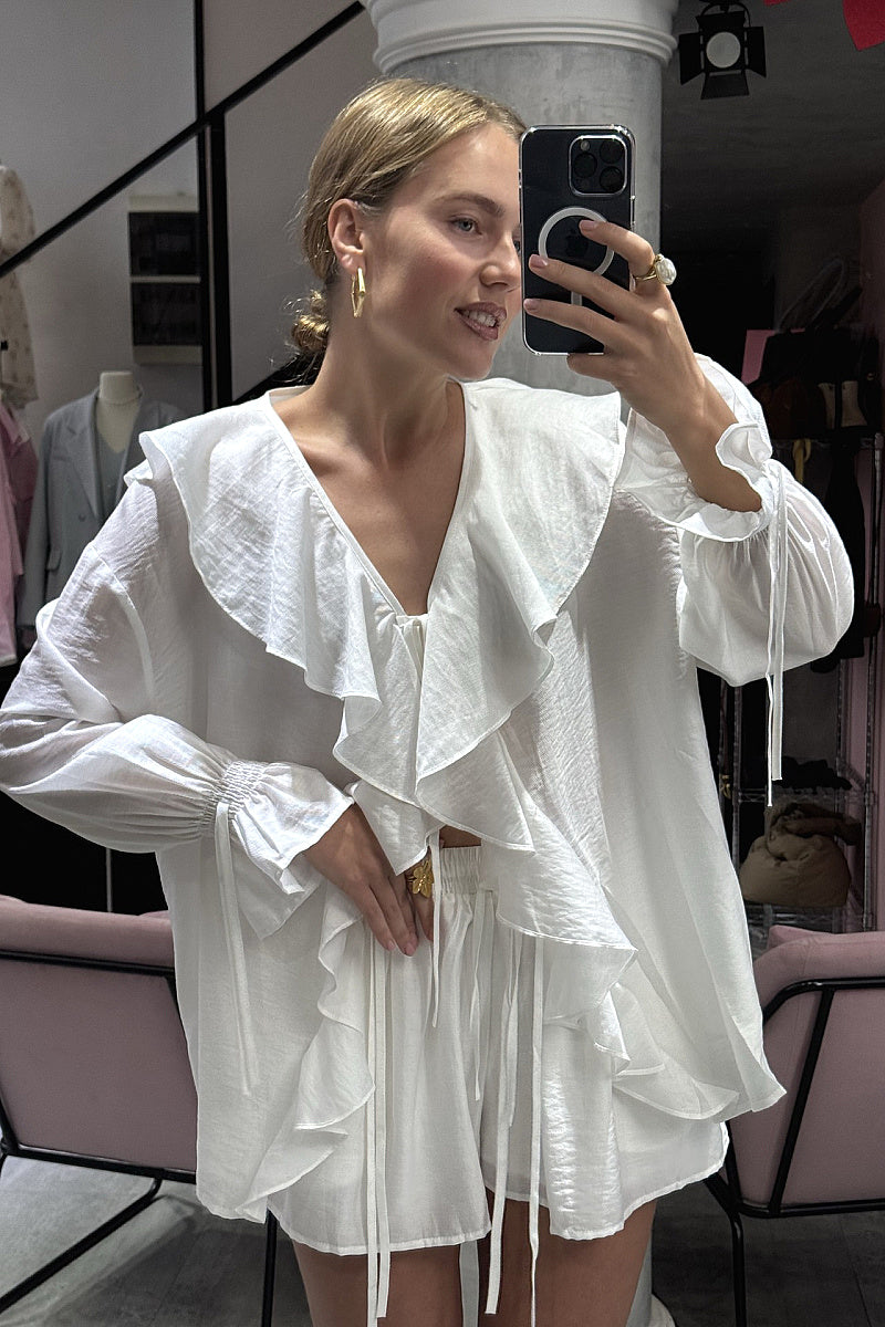 European Style Ruffled Casual Set